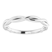 Load image into Gallery viewer, Sterling Silver Band for 8x5 mm Pear Ring
