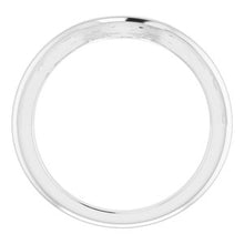 Charger l&#39;image dans la galerie, Sterling Silver Band for 9x7 mm Emerald Ring
