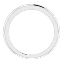 Charger l&#39;image dans la galerie, Sterling Silver Band for 7x5 mm Oval Ring
