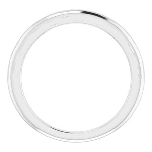 Sterling Silver Band for 7x5 mm Oval Ring