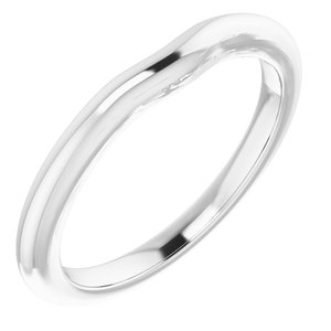 Sterling Silver Band for 7 mm Square Ring