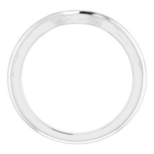 Charger l&#39;image dans la galerie, Sterling Silver Band for 8 mm Square Ring
