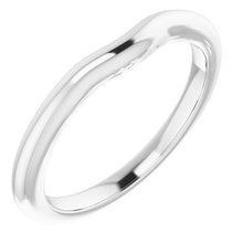 Charger l&#39;image dans la galerie, Sterling Silver Band for 7x5 mm Emerald Ring
