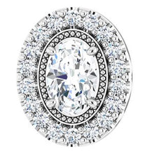 Load image into Gallery viewer, 14K White 5/8 CTW Diamond Pendant
