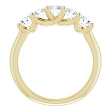 Load image into Gallery viewer, 14K Yellow 1 CTW Diamond Anniversary Band Size 7
