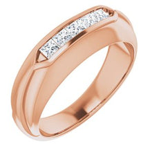 Load image into Gallery viewer, 14K Rose 1/2 CTW Diamond Men&#39;s Ring
