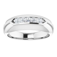 Load image into Gallery viewer, Platinum 1/2 CTW Diamond Men's Ring
