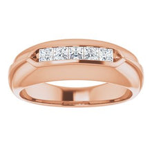Load image into Gallery viewer, 14K Rose 1/2 CTW Diamond Men&#39;s Ring
