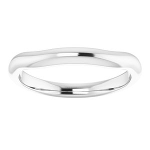 Sterling Silver Band for 8x6 mm Oval Ring