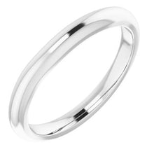Load image into Gallery viewer, Sterling Silver Band for 3.25 mm Square Ring
