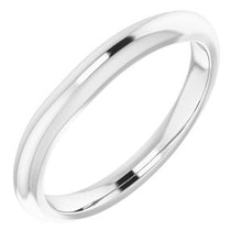 Load image into Gallery viewer, Sterling Silver Band for 5 mm Asscher Ring
