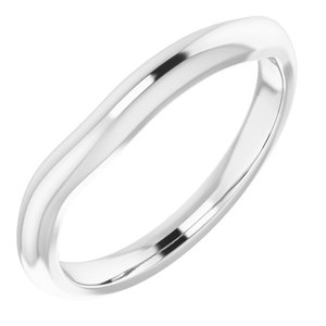 Sterling Silver Band for 8x6 mm Oval Ring