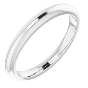 Sterling Silver Band for 2.75 mm Round Ring