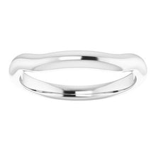 Load image into Gallery viewer, Sterling Silver Band for 8x6 mm Emerald Ring
