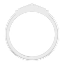 Load image into Gallery viewer, Sterling Silver Geometric Stackable Ring
