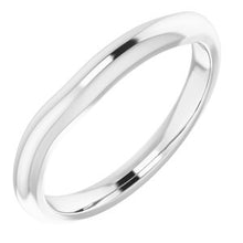 Load image into Gallery viewer, Sterling Silver Band for 7x5 mm Oval Ring
