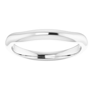 Sterling Silver Band for 6 mm Square Ring