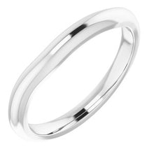 Load image into Gallery viewer, Sterling Silver Band for 5 mm Square Ring
