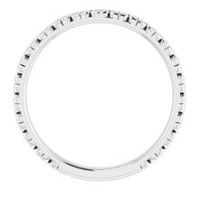 Load image into Gallery viewer, Sterling Silver 2.5 mm Floral-Inspired Matching Band
