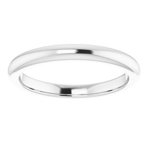 Sterling Silver Band for 9.4 mm Round Ring