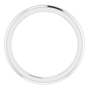 Sterling Silver Band for 9.4 mm Round Ring