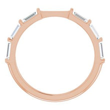 Load image into Gallery viewer, 14K Rose 1/2 CTW Diamond Band
