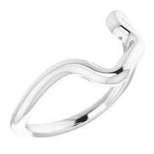 Load image into Gallery viewer, Sterling Silver Band for 6.5 mm Square Ring
