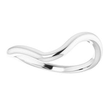 Charger l'image dans la galerie, Sterling Silver Band for 7x3.5 mm Marquise Ring
