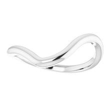 Charger l'image dans la galerie, Sterling Silver Band for 9x4.5 mm Marquise Ring
