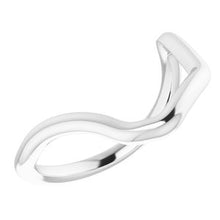 Charger l'image dans la galerie, Sterling Silver Band for 12x10 mm Emerald Ring
