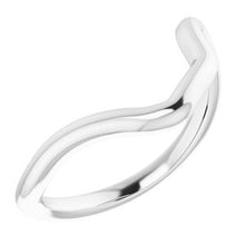 Charger l'image dans la galerie, Sterling Silver Band for 8x6 mm Emerald Ring
