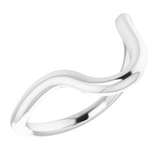 Charger l'image dans la galerie, Sterling Silver Band for 12x8 mm Pear Ring
