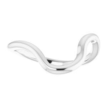 Charger l&#39;image dans la galerie, Sterling Silver Band for 9 mm Cushion Ring
