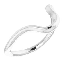 Charger l'image dans la galerie, Sterling Silver Band for 8 mm Cushion Ring
