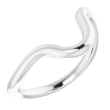 Charger l'image dans la galerie, Sterling Silver Band for 9x6 mm Pear Ring
