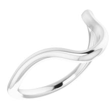 Charger l&#39;image dans la galerie, Sterling Silver Band for 9 mm Cushion Ring
