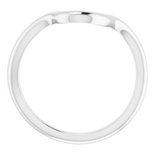 Charger l'image dans la galerie, Sterling Silver Band for 8x6 mm Pear Ring
