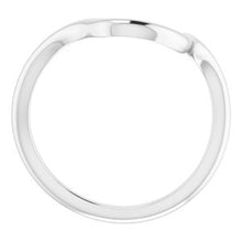 Charger l&#39;image dans la galerie, Sterling Silver Band for 9 mm Cushion Ring
