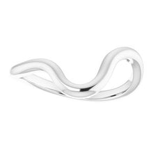 Charger l'image dans la galerie, Sterling Silver Band for 8x6 mm Pear Ring
