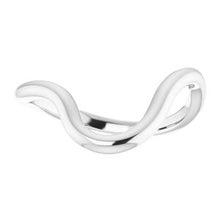 Charger l'image dans la galerie, Sterling Silver Band for 12x8 mm Pear Ring
