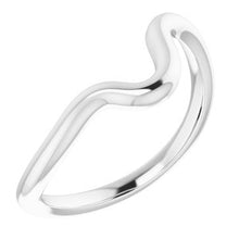 Charger l'image dans la galerie, Sterling Silver Band for 6x4 mm Pear Ring
