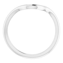 Charger l'image dans la galerie, Sterling Silver Band for 7x5 mm Oval Ring
