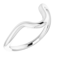 Charger l'image dans la galerie, Sterling Silver Band for 8x6 mm Pear Ring
