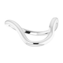 Load image into Gallery viewer, Sterling Silver Band for 12 mm Cushion Ring

