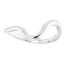 Charger l&#39;image dans la galerie, Sterling Silver Band for 8x5 mm Pear Ring
