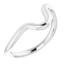 Charger l'image dans la galerie, Sterling Silver Band for 7x5 mm Pear Ring
