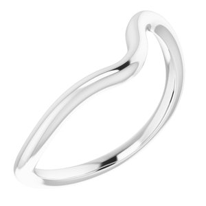 Sterling Silver Band for 5x3 mm Oval Ring