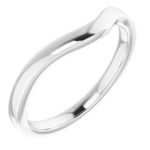 Load image into Gallery viewer, Sterling Silver Band for 6 mm Cushion Ring
