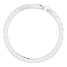 Charger l'image dans la galerie, Sterling Silver Band for 5x5 mm Heart Ring
