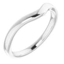 Load image into Gallery viewer, Sterling Silver Band for 5 mm Cushion Ring
